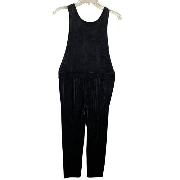 Tea Collection Black Velvet Jumpsuit Pants Girls Size 14 - Picture 2 of 6